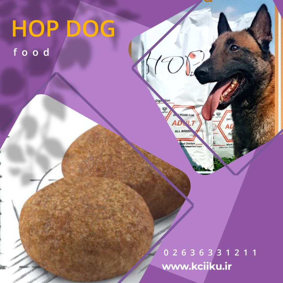 غذا سگ هاپ داگ عذا خشک سگ هاپ داگ 02636331211 hopdog