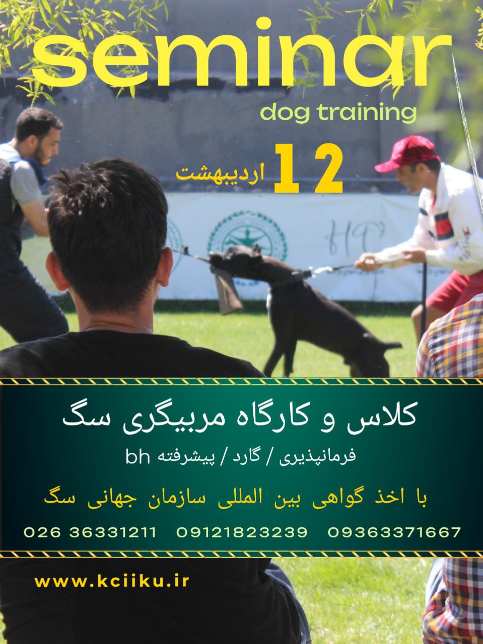 کلاس مربیگری سگ اموزش تربیت سگ دوره اردیبهشت 1403